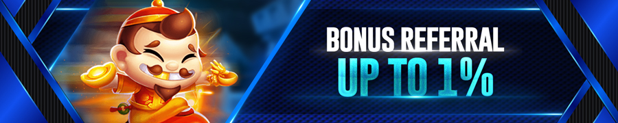 Bonus Referal Up To 1% PaktuaSlot